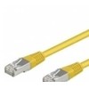 Goobay CAT 5e tinklo kabelis, F/UTP, geltonas, 50 m, Cat5e, F/UTP (FTP), RJ-45, RJ-45, geltonas