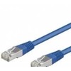 „Goobay Wentronic Goobay CAT 5e“ jungiamasis kabelis, F/UTP, mėlynas, 15 m - CCA vario mišinys (50862)