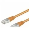 Goobay CAT 5e Komutacinis kabelis, F/UTP, oranžinis, 0.5m, 0.5 m, Cat5e, F/UTP (FTP), RJ-45, RJ-45, Oranžinis