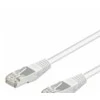 Goobay CAT 5e Komutacinis kabelis, SF/UTP, baltas, 30m, 30 m, Cat5e, SF/UTP (S-FTP), RJ-45, RJ-45, Baltas