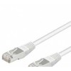 Goobay Wentronic goobay - Patch- Kabelis - RJ-45 (M) iki RJ-45 (M) - 5,0 m - SF/UTP - CAT 5e - formos, be Haken - baltas (93486)
