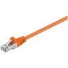 Goobay CAT 5e Komutacinis kabelis, SF/UTP, oranžinis, 0.5m, 0.5 m, Cat5e, SF/UTP (S-FTP), RJ-45, RJ-45, Oranžinis