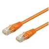 Goobay CAT 5e Komutacinis kabelis, U/UTP, oranžinis, 20m, 20 m, Cat5e, U/UTP (UTP), RJ-45, RJ-45, Oranžinis