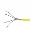 Goobay CAT5e laidas F/UTP AWG 26/7 Geltonas apvalus 100m