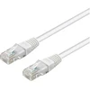 Triton CAT 5e jungiamasis kabelis, U/UTP, baltas - kabelio ilgis 1,5 m