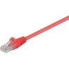 Goobay CAT 5E LAN Patchcord kabelis 1m raudonas