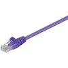 Goobay CAT 5e tinklo kabelis, U/UTP, violetinė, 2 m – CCA vario mišinys