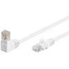 Goobay RB-LAN CAT 5e Jungiamasis laidas 1x 90 kampu, U/UTP, Baltas - Laido ilgis 5 m