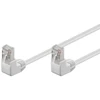 Goobay Kabelis LAN Patchcord CAT 5E F/UTP 2x90 Baltas 2m
