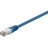 Goobay CAT 5e tinklo kabelis, F/UTP, mėlynas, 5 m - be fiksatoriaus apsaugos, CCA