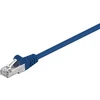 Goobay Kabelis krosowy patchcord F / UTP kat. 5e CCA mėlyna 0,5m (50127)