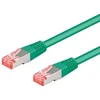 Goobay CAT 6 Jungiamasis laidas, S/FTP (PiMF), Žalias - Kabelio ilgis 0,25 m