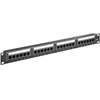 „LogiLink“ komutacinė panelė 19 colių 1U 24x RJ-45 Cat.6 juoda (NP0004)