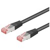 Goobay 95528, 7,5 m, Cat6, S/FTP (S-STP), RJ-45, RJ-45, juodas