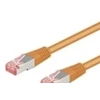 Goobay CAT 6 tinklo kabelis S/FTP (PiMF), oranžinis, 1 m, 1 m, Cat6, S/FTP (S-STP), RJ-45, RJ-45, oranžinis
