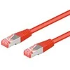 Goobay Pečkordas, CAT6, S / FTP, 0,25 m, raudona (93214)