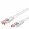 Goobay CAT 6 tinklo kabelis S/FTP (PiMF), baltas, 3 m, 3 m, Cat6, S/FTP (S-STP), RJ-45, RJ-45, Baltas