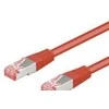 Goobay CAT 6 Jungiamasis laidas, S/FTP (PiMF), Raudona - Kabelio ilgis 15 m