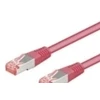 Goobay CAT 6 tinklo kabelis S/FTP (PiMF), purpurinė, 7,5 m, 7,5 m, Cat6, S/FTP (S-STP), RJ-45, RJ-45, purpurinė