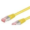 Goobay Jungiamasis kabelis CAT6 0.5m geltonas SFTP - (814829)