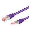 Goobay CAT 6 tinklo kabelis S/FTP (PiMF), violetinės spalvos, 20 m, Cat6, S/FTP (S-STP), RJ-45, RJ-45, violetinis