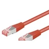 Goobay patchcord S / FTP, Cat6, 0.5m, raudona