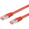 Goobay Pečkordas, CAT6, S / FTP, 0,25 m, raudona (93214)