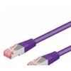 Goobay CAT 6 tinklo kabelis S/FTP (PiMF), violetinė, 10 m, Cat6, S/FTP (S-STP), RJ-45, RJ-45, violetinė