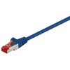 Goobay Triton CAT 6 jungiamasis kabelis, S/FTP (PiMF), Mėlyna - Kabelio ilgis 0,15 m