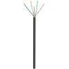 Goobay tinklo kabelis | CAT 6 U/UTP | AWG 23/1 | Kabelio ilgis: 100 m | Juodas
