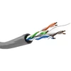 Goobay CAT 6 tinklo kabelis, U/UTP, pilkas, 100m, 100 m, Cat6, U/UTP (UTP), pilkas