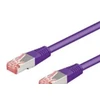 Goobay CAT 6 tinklo kabelis S/FTP (PiMF), violetinė, 50 m, Cat6, S/FTP (S-STP), RJ-45, RJ-45, violetinė
