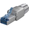 Wentronic RJ45 8P8C CAT6A STP susuktas tinklo kištukas Goobay