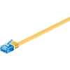 Goobay CAT 6A plokščias tinklo kabelis U/UTP, geltonas, 2 m, Cat6a, U/UTP (UTP), RJ-45, RJ-45, geltonas