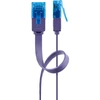 Goobay Kabelis LAN Patchcord CAT 6A UTP PŁASKI violetinė 1m