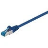 Goobay CAT 6A tinklo kabelis, S/FTP (PiMF), 15 m, mėlynas, 15 m, Cat6a, S/FTP (S-STP), RJ-45, RJ-45, mėlynas