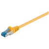 Goobay CAT 6A tinklo kabelis, S/FTP (PiMF), 15 m, geltonas, 15 m, Cat6a, S/FTP (S-STP), RJ-45, RJ-45, geltonas