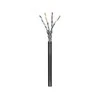 Goobay CAT 6A lauko tinklo kabelis, S/FTP (PiMF), juodas, 100m, 100 m, Cat6a, S/FTP (S-STP), juodas