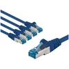 Goobay CAT 6A pataisomasis kabelis, S/FTP (PiMF), 5 m, mėlynas, rinkinys 5 - Kabelio ilgis 5 m