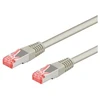Goobay CAT 6a S/FTP CU 1m Pilka