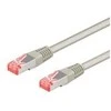 Goobay 93815 CAT 6A patch cable, S/FTP (PiMF), pilkas, 5 m