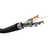 Skrętka CAT7 S/FTP AWG 23/1 PE Goobay juoda 50m
