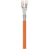 Goobay CAT 7A tinklo kabelis, S/FTP (PiMF), oranžinės spalvos, 250m, 250 m, Cat7a, S/FTP (S-STP), oranžinė