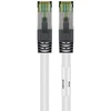 Goobay CAT 8.1 tinklo kabelis, S/FTP (PiMF), baltas, 1 m, 1 m, Cat8.1, S/FTP (S-STP), RJ-45, RJ-45, baltas