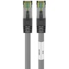 Goobay CAT 8.1 tinklo kabelis, S/FTP (PiMF), pilkas, 3 m, 3 m, Cat8.1, S/FTP (S-STP), RJ-45, RJ-45, Pilkas