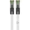 Goobay CAT 8.1 jungiamasis laidas, S/FTP (PiMF), baltas, 1 m, 1 m, Cat8.1, S/FTP (S-STP), RJ-45, RJ-45