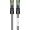 Goobay CAT 8.1 tinklo kabelis, S/FTP (PiMF), pilkas, 2m, 2 m, Cat8.1, S/FTP (S-STP), RJ-45, RJ-45, Pilkas