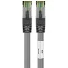 Goobay Goobay CAT 8.1 pleistras kabelis, S / FTP (PIMF), pilka, 0,5 m - LSZH be halogenų, vario AWG 24 (55135)