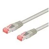 Goobay CAT 6A S/FTP LAN Patchcord laidas, pilkas 0,5 m