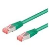 Goobay CAT 6A S/FTP LAN Patchcord kabelis žalias 0,5 m